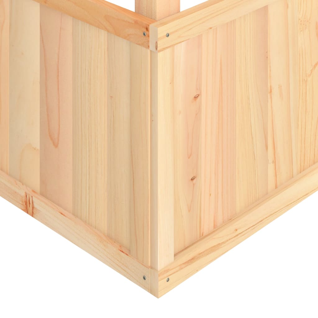 Area giochi da esterno scivolo altalena robusta giochi da giardino 145 x 131,5 x 218,5 cm legno massello di abete 02_0004625