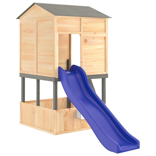 Altalena parco giochi esterno scivolo altalena robusta giochi da giardino 145 x 131,5 x 218,5 cm legno massello di abete 02_0004793
