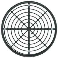 Tavolo da Pranzo Nero Ø80 cm Vetro Temperato e Acciaio 319437