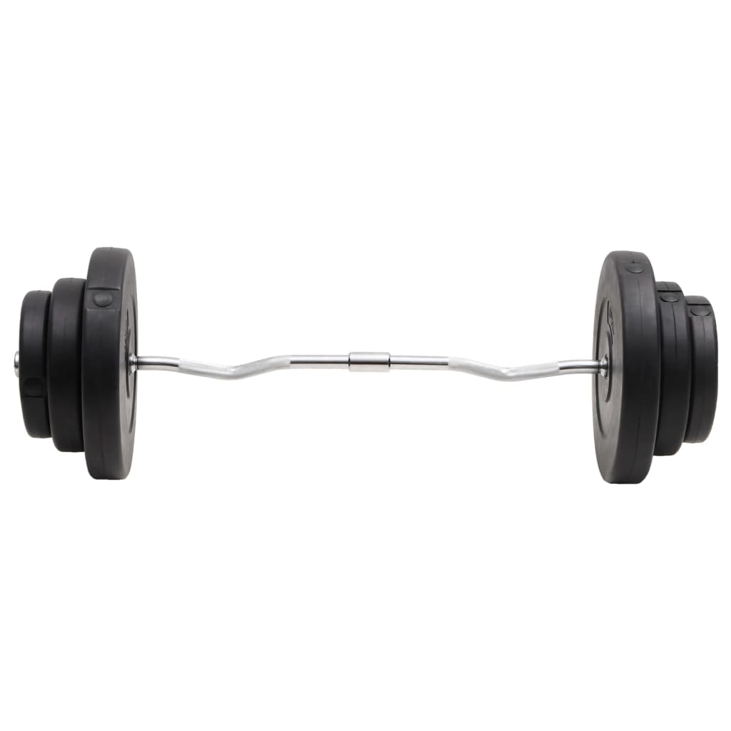 Bilanciere Curvo con Dischi 60 kg 3145018