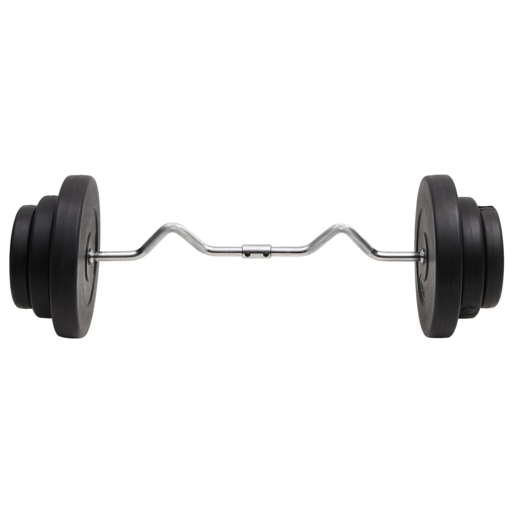 Bilanciere Curvo con Dischi 60 kg cod mxl 65709