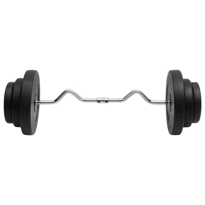 Bilanciere Curvo con Dischi 60 kg cod mxl 65709