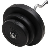 Bilanciere Curvo con Dischi 60 kg cod mxl 65709