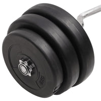 Bilanciere Curvo con Dischi 90 kg 3145023