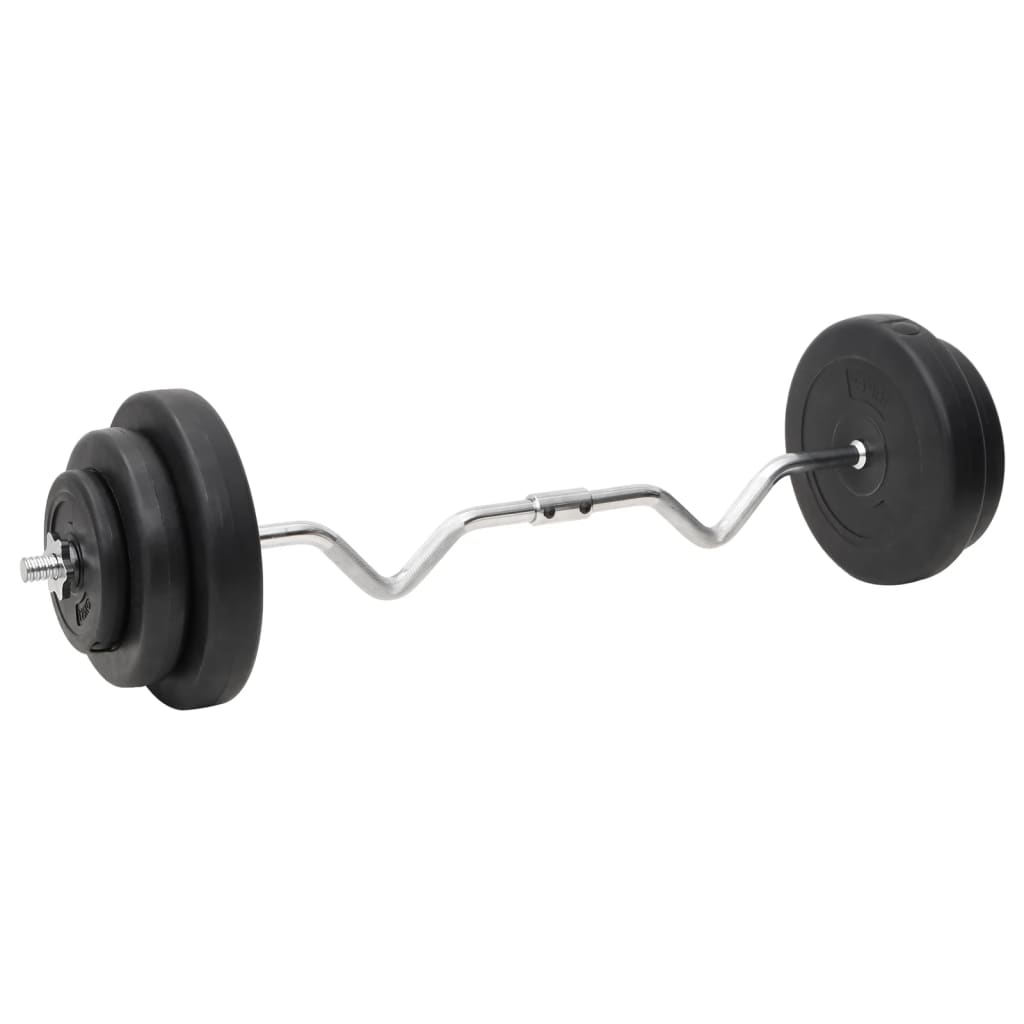 Set Bilanciere Curl e Manubri con Dischi 60 kg 3145026