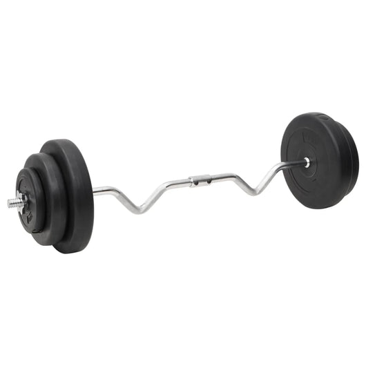 Set Bilanciere Curl e Manubri con Dischi 60 kg 3145026