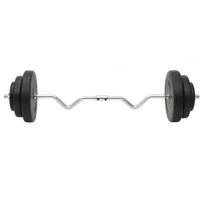 Set Bilanciere Curl e Manubri con Dischi 60 kg 3145026
