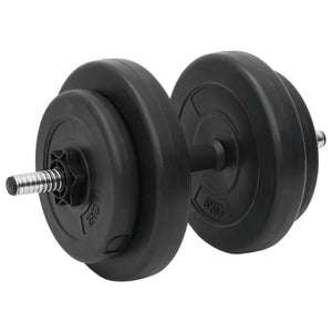 Set Bilanciere Curl e Manubri con Dischi 60 kg 3145026