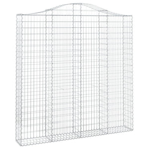 Cesti Gabbioni ad Arco 3 pz 200x30x200/220 cm Ferro Zincato 3145536