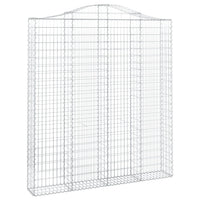 Cesti Gabbioni ad Arco 3 pz 200x30x220/240 cm Ferro Zincatocod mxl 99980