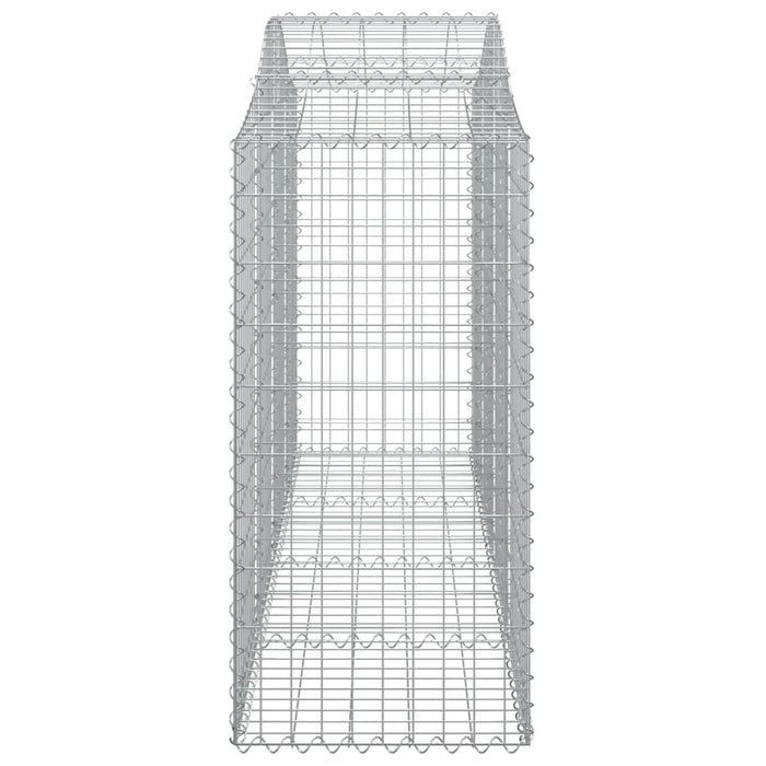 Cesti Gabbioni ad Arco 10 pz 200x50x100/120 cm Ferro Zincato 3145648