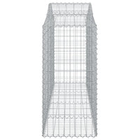 Cesti Gabbioni ad Arco 12 pz 200x50x120/140 cm Ferro Zincato 3145671