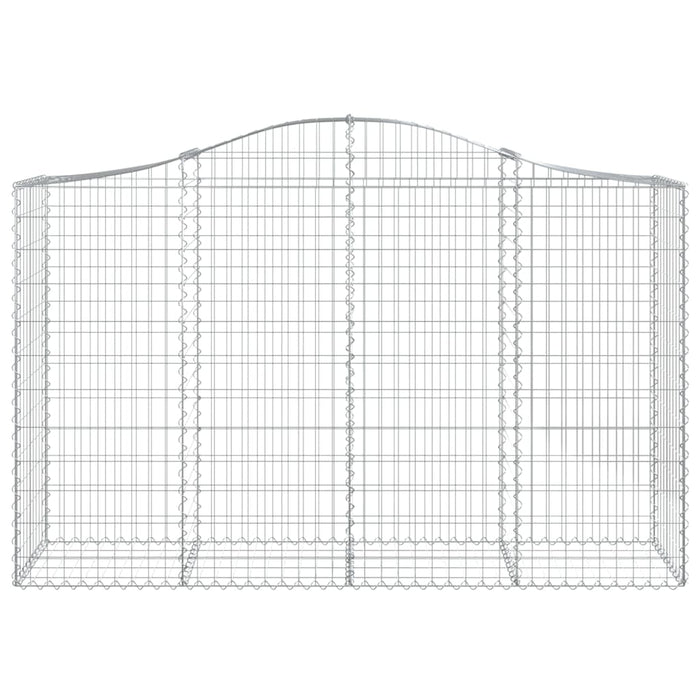 Cesti Gabbioni ad Arco 20 pz 200x50x120/140 cm Ferro Zincato 3145676