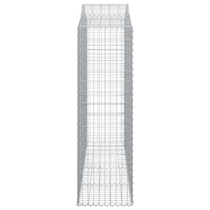 Cesti Gabbioni ad Arco 30 pz 200x50x160/180 cm Ferro Zincato 3145720