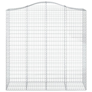 Cesti Gabbioni ad Arco 7 pz 200x50x200/220 cm Ferro Zincato 3145750