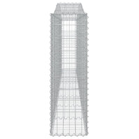 Cesti Gabbioni ad Arco 25 pz 400x30x100/120 cm Ferro Zincato