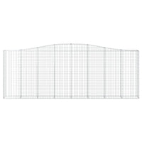 Cesti Gabbioni ad Arco 4 pz 400x30x140/160 cm Ferro Zincato 3145854