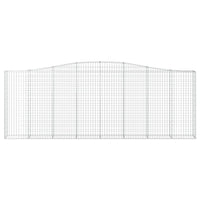 Cesti Gabbioni ad Arco 20 pz 400x30x140/160 cm Ferro Zincato 3145862