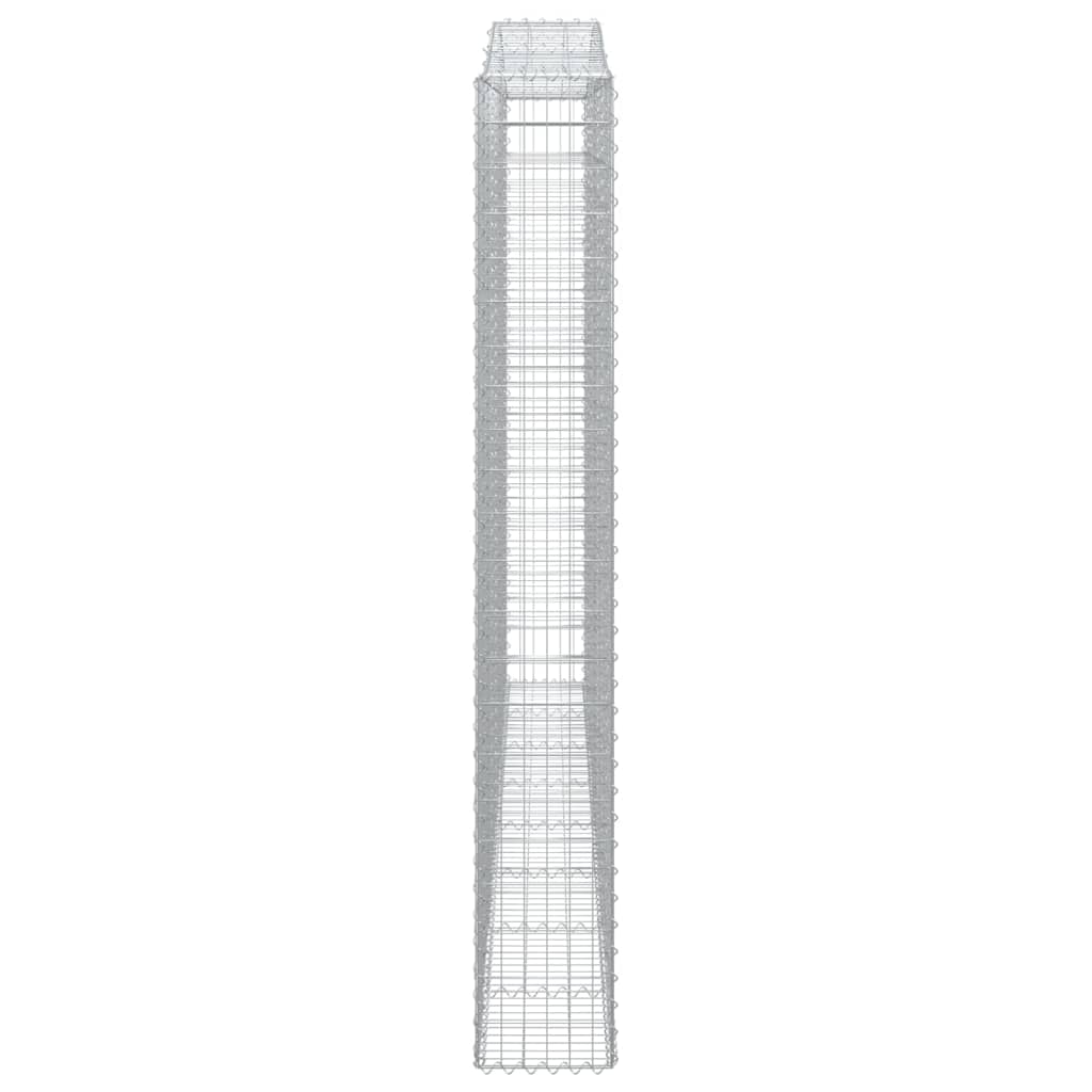 Cesti Gabbioni ad Arco 5 pz 400x30x220/240 cm Ferro Zincato 3145907