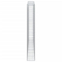 Cesti Gabbioni ad Arco 6 pz 400x30x220/240 cm Ferro Zincato 3145908