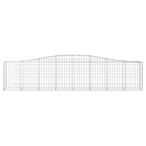 Cesti Gabbioni ad Arco 25 pz 400x50x80/100 cm Ferro Zincato 3145954