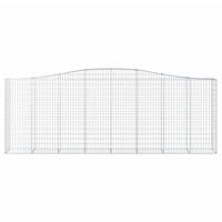 Cesti Gabbioni ad Arco 9 pz 400x50x140/160 cm Ferro Zincato 3145989