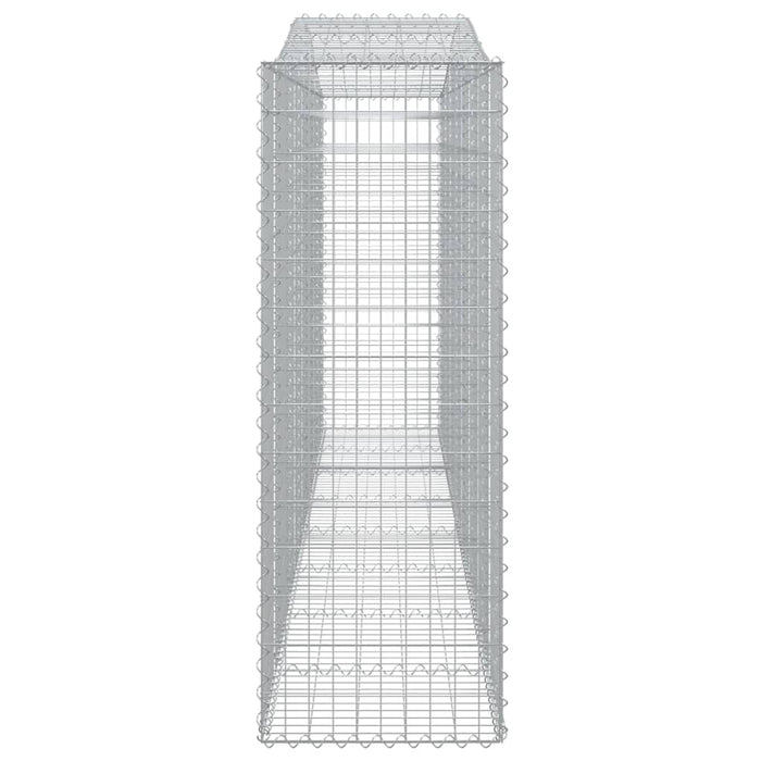 Cesti Gabbioni ad Arco 10 pz 400x50x140/160 cm Ferro Zincato 3145990