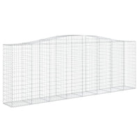 Cesti Gabbioni ad Arco 20 pz 400x50x140/160 cm Ferro Zincato 3145992