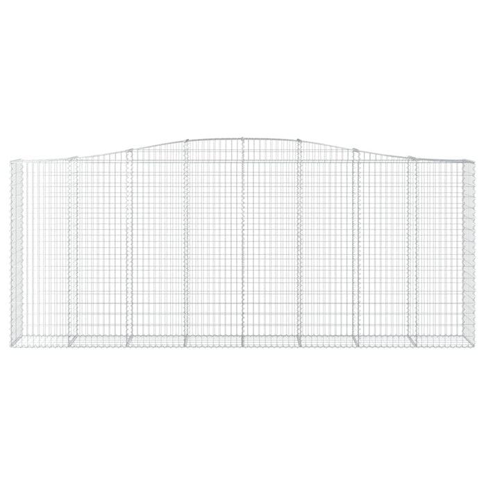 Cesti Gabbioni ad Arco 5 pz 400x50x160/180 cm Ferro Zincato 3145998