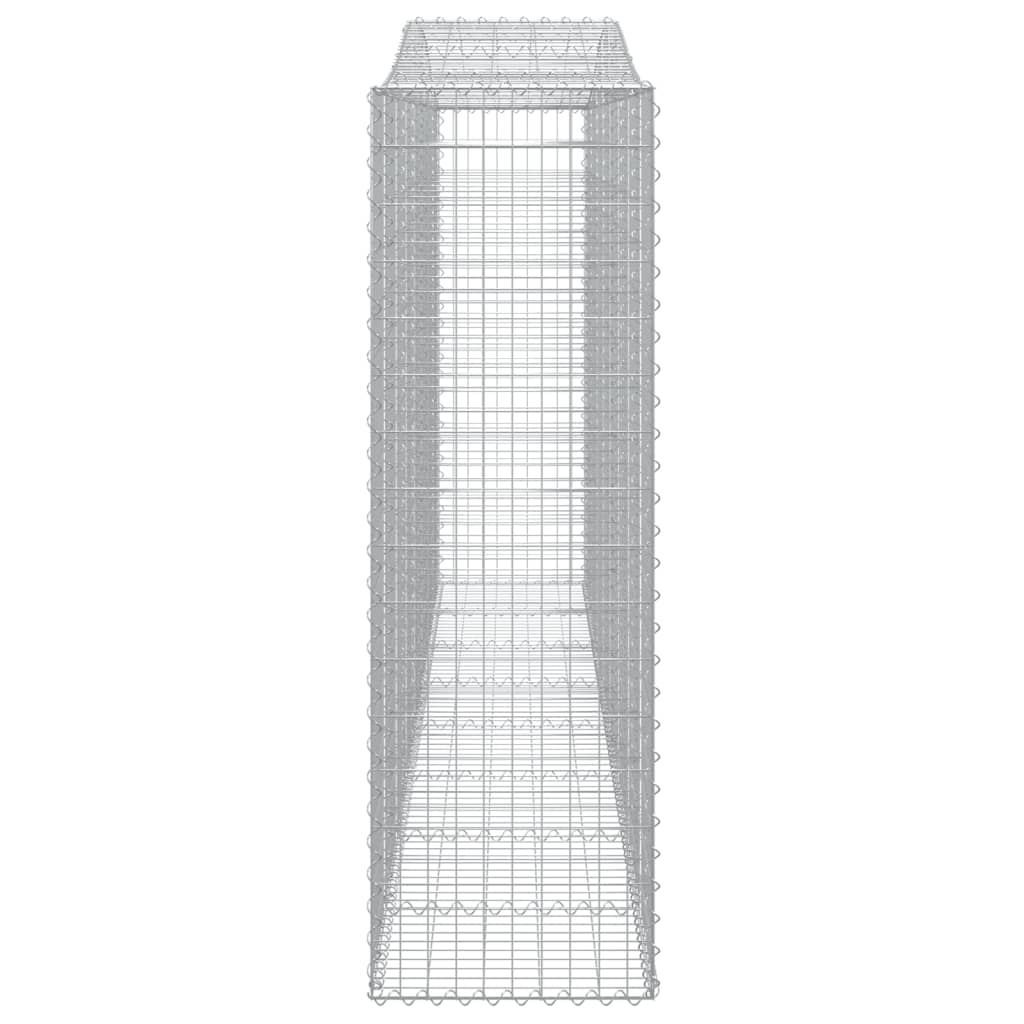 Cesti Gabbioni ad Arco 7 pz 400x50x160/180 cm Ferro Zincato 3146000