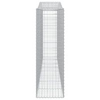 Cesti Gabbioni ad Arco 7 pz 400x50x160/180 cm Ferro Zincato 3146000