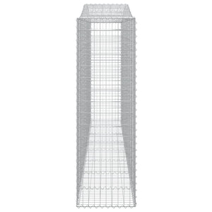 Cesti Gabbioni ad Arco 7 pz 400x50x160/180 cm Ferro Zincato 3146000