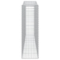 Cesti Gabbioni ad Arco 10 pz 400x50x160/180 cm Ferro Zincato