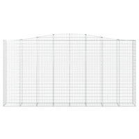 Cesti Gabbioni ad Arco 5 pz 400x50x200/220 cm Ferro Zincato 3146024