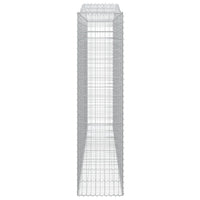 Cesti Gabbioni ad Arco 7 pz 400x50x200/220 cm Ferro Zincato 3146026