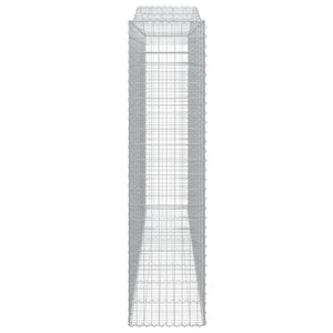 Cesti Gabbioni ad Arco 7 pz 400x50x200/220 cm Ferro Zincato