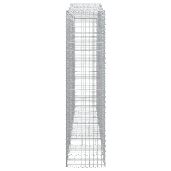 Cesti Gabbioni ad Arco 8 pz 400x50x200/220 cm Ferro Zincato 3146027