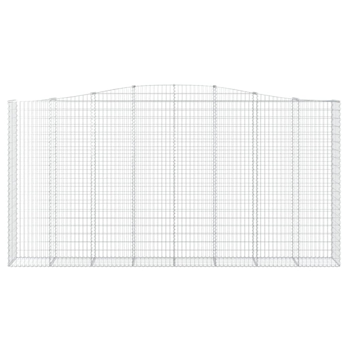 Cesti Gabbioni ad Arco 10 pz 400x50x200/220 cm Ferro Zincato