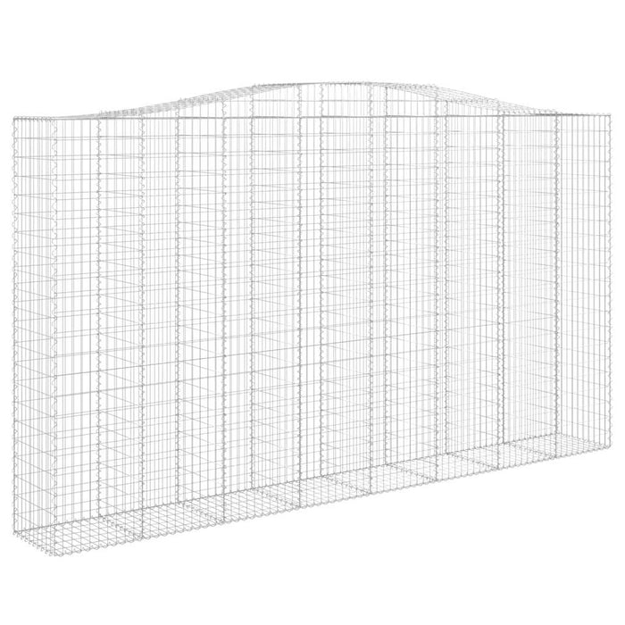 Cesti Gabbioni ad Arco 6 pz 400x50x220/240 cm Ferro Zincatocod mxl 77184