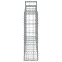 Cesti Gabbioni ad Arco 4 pz 200x30x100/120 cm Ferro Zincato