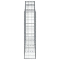 Cesti Gabbioni ad Arco 40 pz 200x30x120/140 cm Ferro Zincato