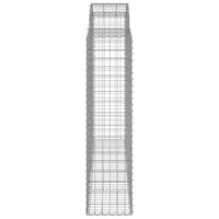 Cesti Gabbioni ad Arco 6 pz 200x50x160/180 cm Ferro Zincato