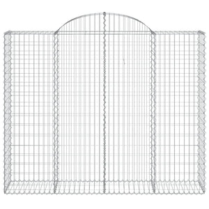 Cesti Gabbioni ad Arco 20 pz 200x50x160/180 cm Ferro Zincato