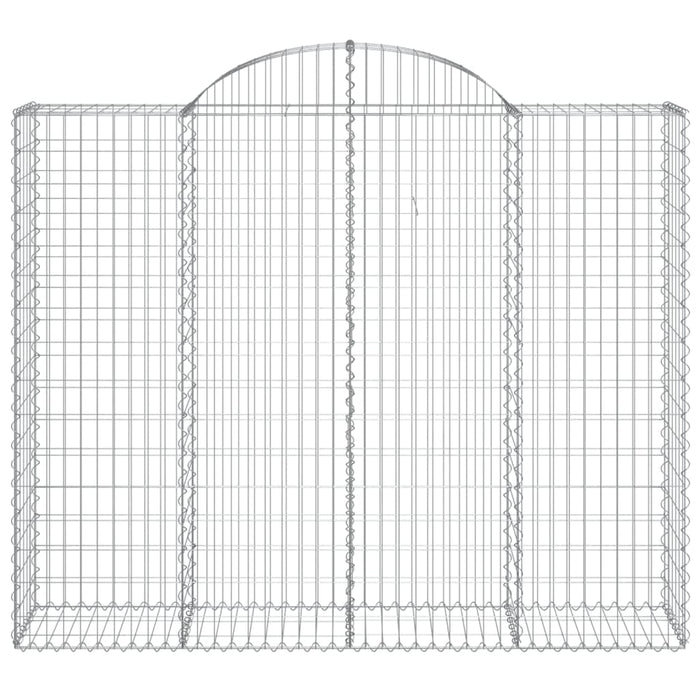 Cesti Gabbioni ad Arco 20 pz 200x50x160/180 cm Ferro Zincato
