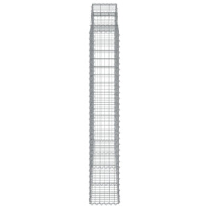 Cesti Gabbioni ad Arco 4 pz 200x50x180/200 cm Ferro Zincato 3146406