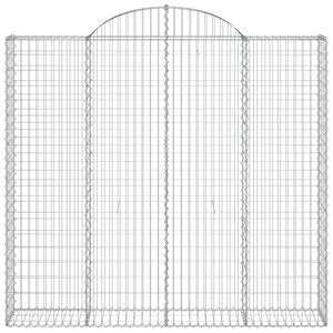 Cesti Gabbioni ad Arco 11 pz 200x50x180/200 cm Ferro Zincato 3146413