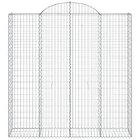 Cesti Gabbioni ad Arco 13 pz 200x50x200/220 cm Ferro Zincato 3146436