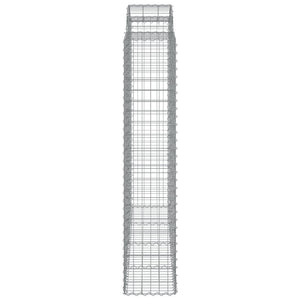 Cesti Gabbioni ad Arco 13 pz 200x50x200/220 cm Ferro Zincato