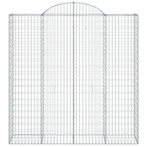 Cesti Gabbioni ad Arco 15 pz 200x50x200/220 cm Ferro Zincato 3146438