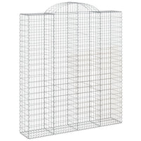 Cesti Gabbioni ad Arco 5 pz 200x50x220/240 cm Ferro Zincato 3146449